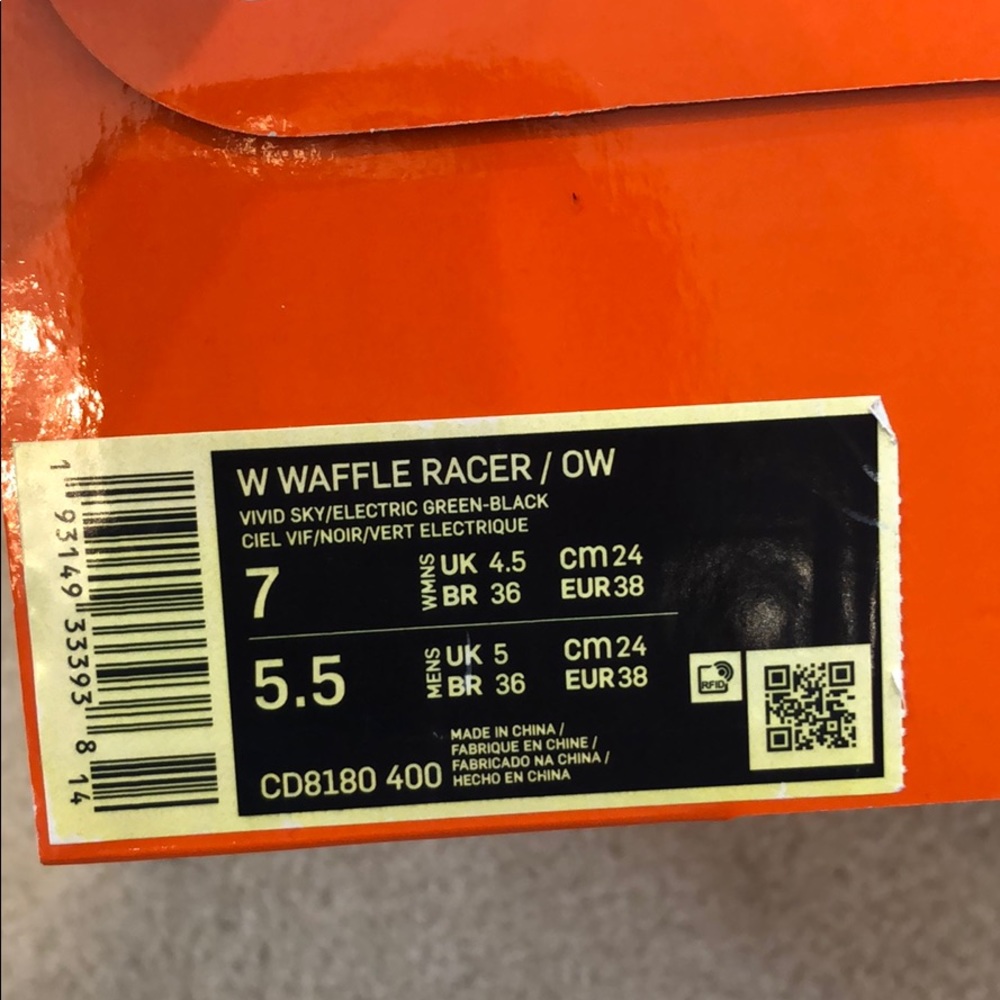 NWTs SOLD OUT Authentic Nike Off-White Sneakers - Picture 7 of 8